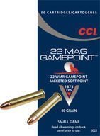 CCI .22 WMR GamePoint JSP pienoiskiväärin patruuna