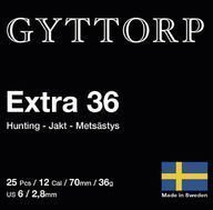 Gyttorp Extra 36 g haulikonpatruuna no 6 12/70